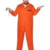 Adult Escaped Convict Plus Size Costume