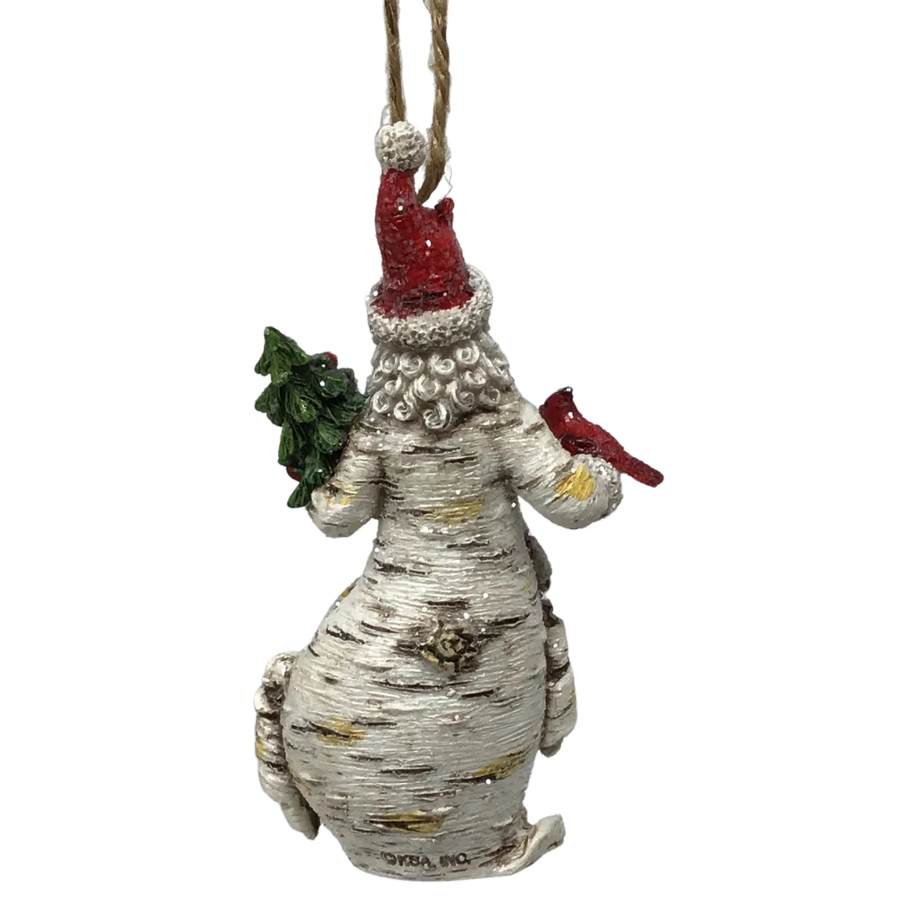 Kurt Adler Birch Berry Santa With Squirrel Ornament 2 Kurt Adler Birch Berry Santa With Squirrel Ornament - Image 2