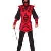 Kids Red Skull Ninja Costume