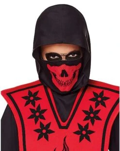 Kids Red Skull Ninja Costume -Christmas Central 01099522 c