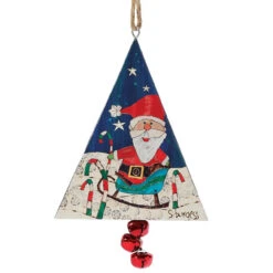 Santa Tin Ornament -Christmas Central 011377 Santa Tin Ornament 2 91734.1659013877