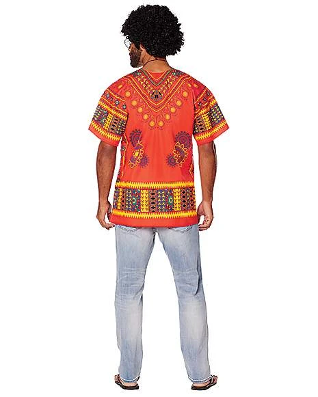 Adult Hippie Shirt Costume 2 Adult Hippie Shirt Costume - Image 2