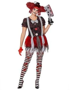 Adult Horror Clown Costume -Christmas Central 01264753 c