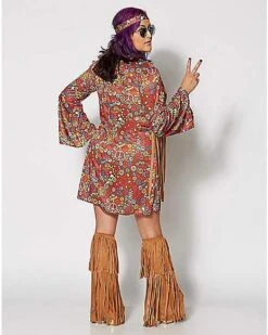 Adult Peace And Love Hippie Costume 9 Adult Peace And Love Hippie Costume -Christmas Central 01271212 d