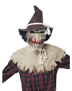 Animotion Scarecrow Full Mask 6 Animotion Scarecrow Full Mask -Christmas Central 01274620 c