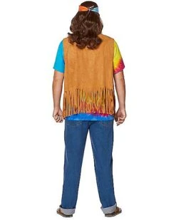 Fringed Suede Hippie Vest -Christmas Central 01297191 b