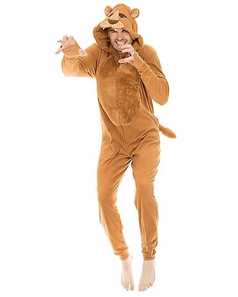 Adult Lion Union Suit 3 Adult Lion Union Suit - Image 3