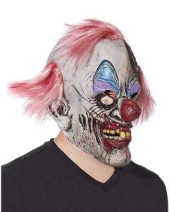 Crispy Zombie Clown Full Mask -Christmas Central 01333269 c