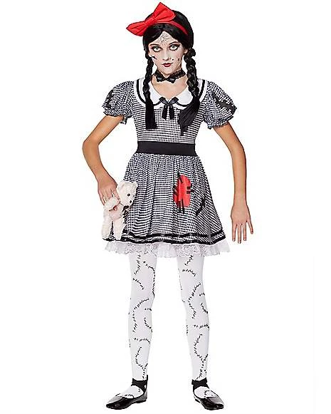 Kids Wind-Up Doll Costume 1 Kids Wind-Up Doll Costume