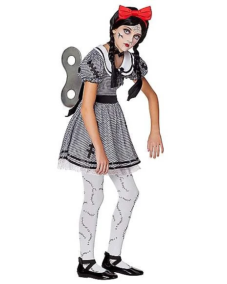 Kids Wind-Up Doll Costume 3 Kids Wind-Up Doll Costume - Image 3