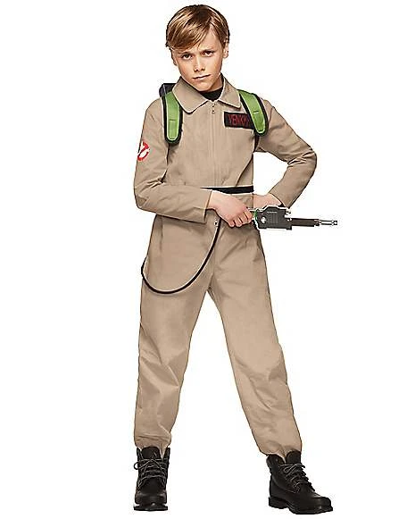 Kids Ghostbusters Boys One Piece Costume With Proton Pack - Ghostbuste 1 Kids Ghostbusters Boys One Piece Costume With Proton Pack - Ghostbuste