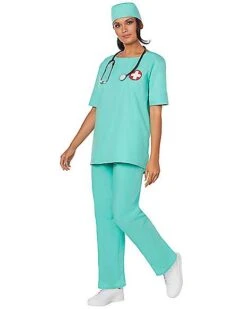 Adult ER Surgeon Costume -Christmas Central 01385145 c