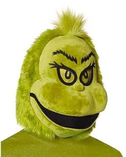 Moving Mouth The Grinch Full Mask - Dr. Seuss -Christmas Central 01391499 c