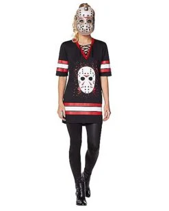 Adult Jason Voorhees Hockey Dress – Friday The 13th -Christmas Central 01392695 d