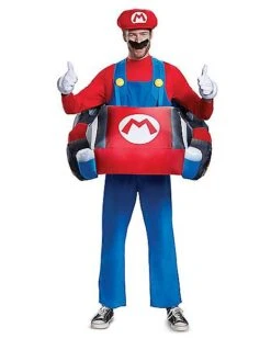 Adult Mario Kart Inflatable Costume - Mario Kart -Christmas Central 01394063 c