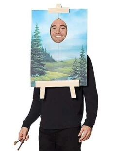Adult Bob Ross Painting Costume - Firefly -Christmas Central 01417989 b