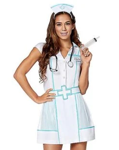 Adult Nurse B. Fierce Costume -Christmas Central 01424811 c