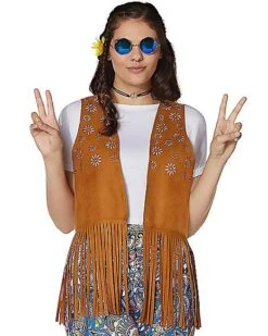 Fringed Hippie Vest -Christmas Central 01425743 a
