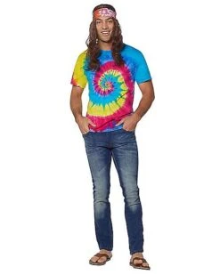 '60s Tie Dye T Shirt -Christmas Central 01426923 c