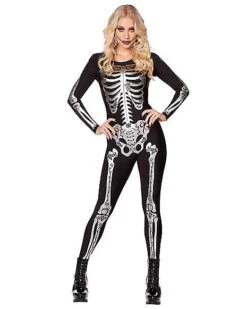 Adult Skeleton Catsuit