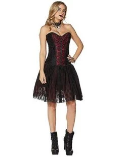 Adult Vampire Lace Corset -Christmas Central 01428663 c