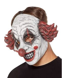 Happy Clown Half Mask -Christmas Central 01429166 c