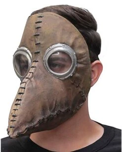 Brown Plague Doctor Half Mask -Christmas Central 01429190 d