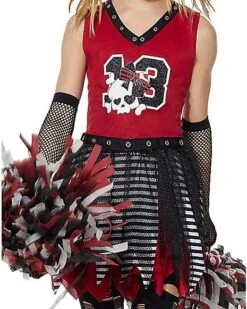 Kids Zombie Cheerleader Costume -Christmas Central 01430651 c