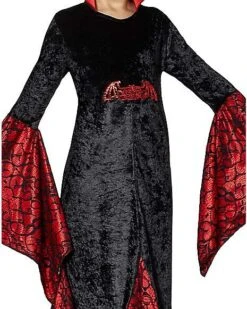 Kids Gothic Vampira Costume -Christmas Central 01430800 c