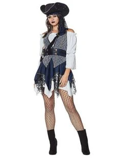 Adult Castaway Beauty Pirate Costume - The Signature Collection -Christmas Central 01434786 c