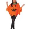 Adult Pumpkin Poncho