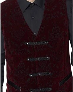 Velvet Victorian Vampire Vest 7 Velvet Victorian Vampire Vest -Christmas Central 01437722 d