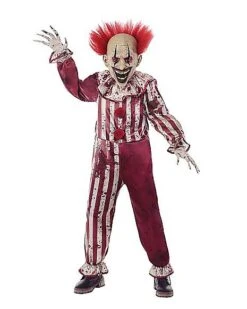 Kids Creepy Clown Costume