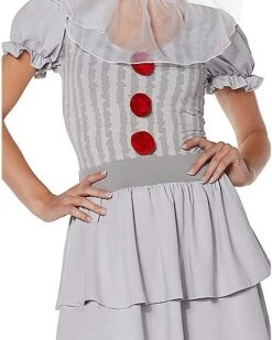 Adult Pennywise Dress Costume - It: Chapter Two -Christmas Central 01442730 d