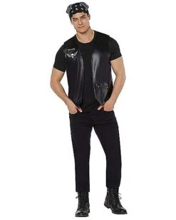 Adult Biker Vest -Christmas Central 01455161 c