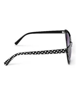 Black And White '50s Polka Dot Sunglasses -Christmas Central 01468792 b