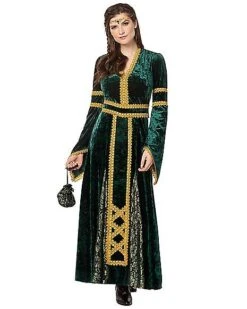 Adult Emerald Medieval Costume