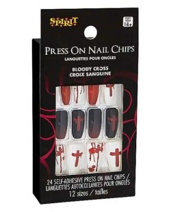 Bloody Cross Press On Nails -Christmas Central 01474204 c