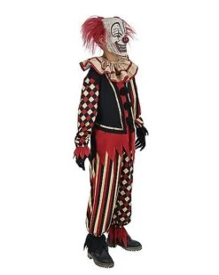 Kids Cursed Clown Costume -Christmas Central 01478288 c