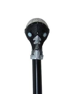 Raven Plague Doctor Staff -Christmas Central 01479161 c