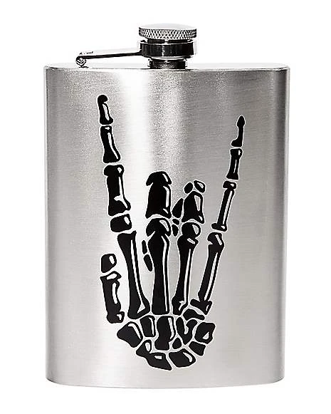 Skeleton Punk Flask 1 Skeleton Punk Flask