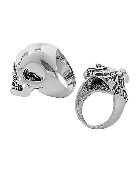 Punk Skull And Lion Rings - 2 Pack 2 Punk Skull And Lion Rings - 2 Pack - Image 2