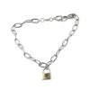 Punk Padlock Chain Necklace