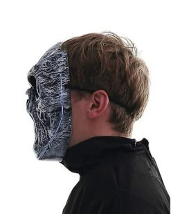 Light-Up EL Wire Wailing Spirit Half Mask -Christmas Central 01488154 f