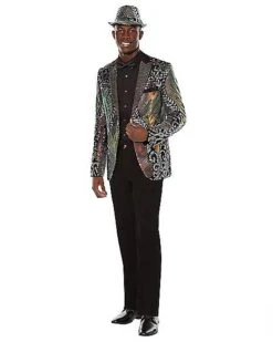 Adult '20s Multicolored Jacket -Christmas Central 01488824 d