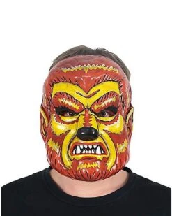 Vintage Werewolf Half Mask