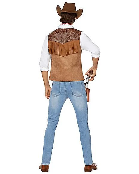 Adult Western Cowboy Plus Size Costume Kit 2 Adult Western Cowboy Plus Size Costume Kit - Image 2