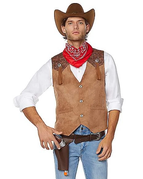 Adult Western Cowboy Plus Size Costume Kit 3 Adult Western Cowboy Plus Size Costume Kit - Image 3
