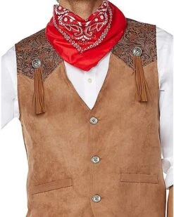 Adult Western Cowboy Plus Size Costume Kit 7 Adult Western Cowboy Plus Size Costume Kit -Christmas Central 01492743 e
