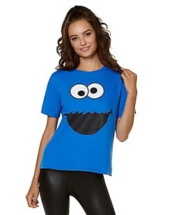 Adult Cookie Monster T Shirt - Sesame Street